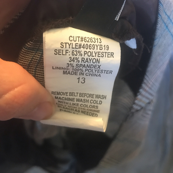 Heart Soul Brown Capris Size 13 - Picture 4 of 4